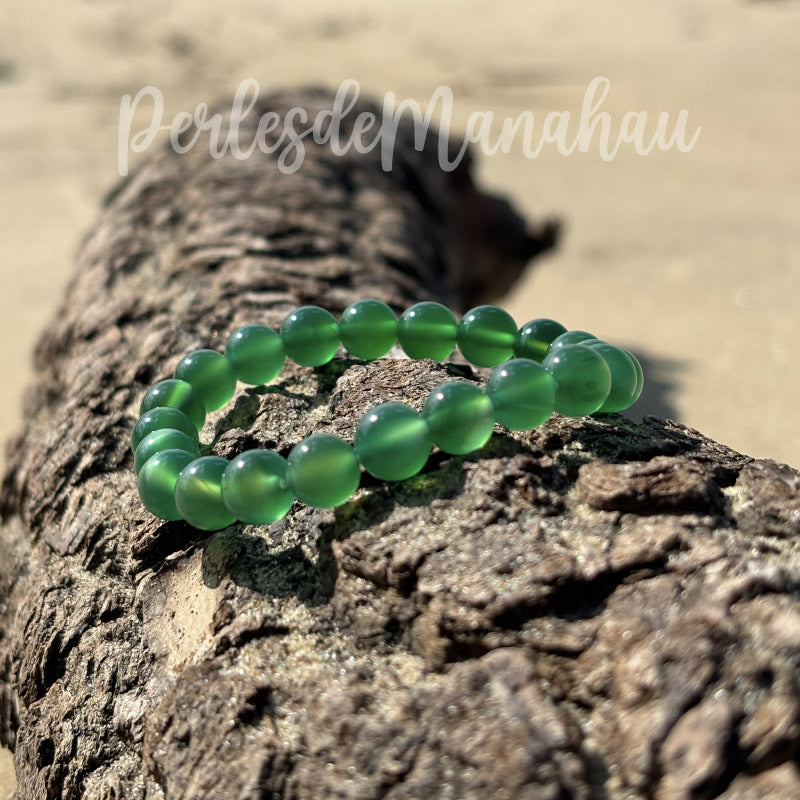 Bracelet pierre Jade verte