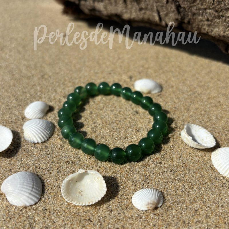 Bracelet pierre Jade verte