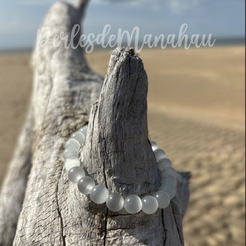 Bracelet pierre Oeil de chat