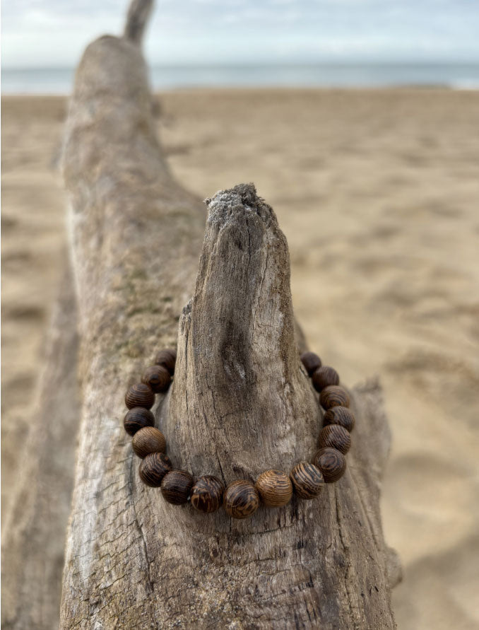 Bracelet perle en bois